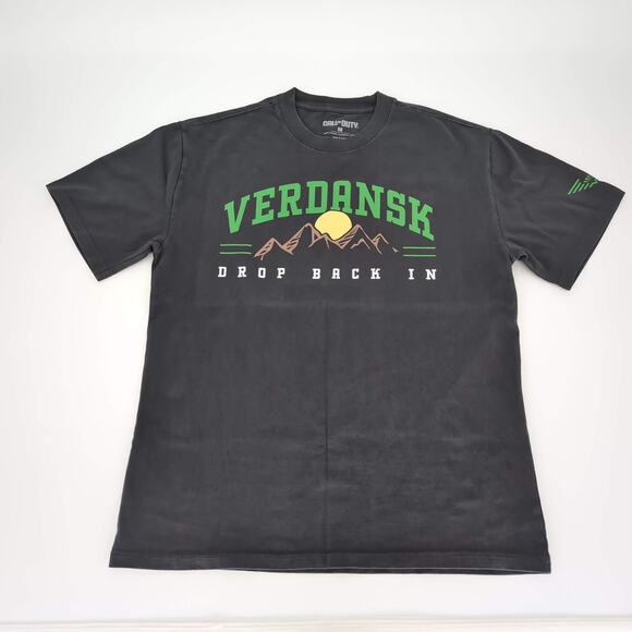 Call Of Duty Warzone Verdansk Black Men's Women's Unisex T-Shirt - Size M - NWOT - Picture 11 of 12